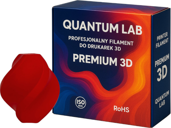 Filament Quantum PETG Czerwony (RED)