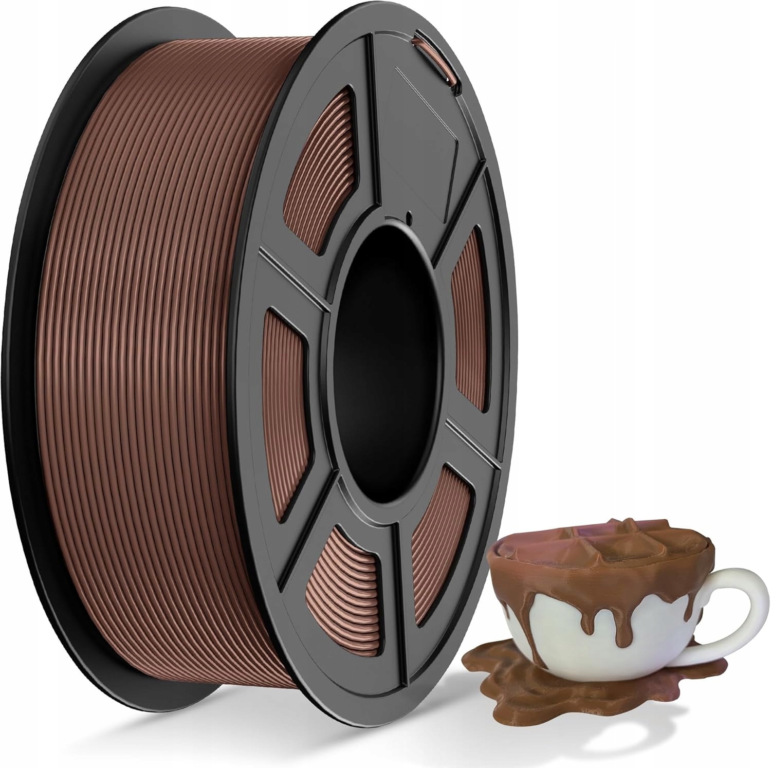 Filament null PLA Brązowy Jedwabny (BROWN SILK)