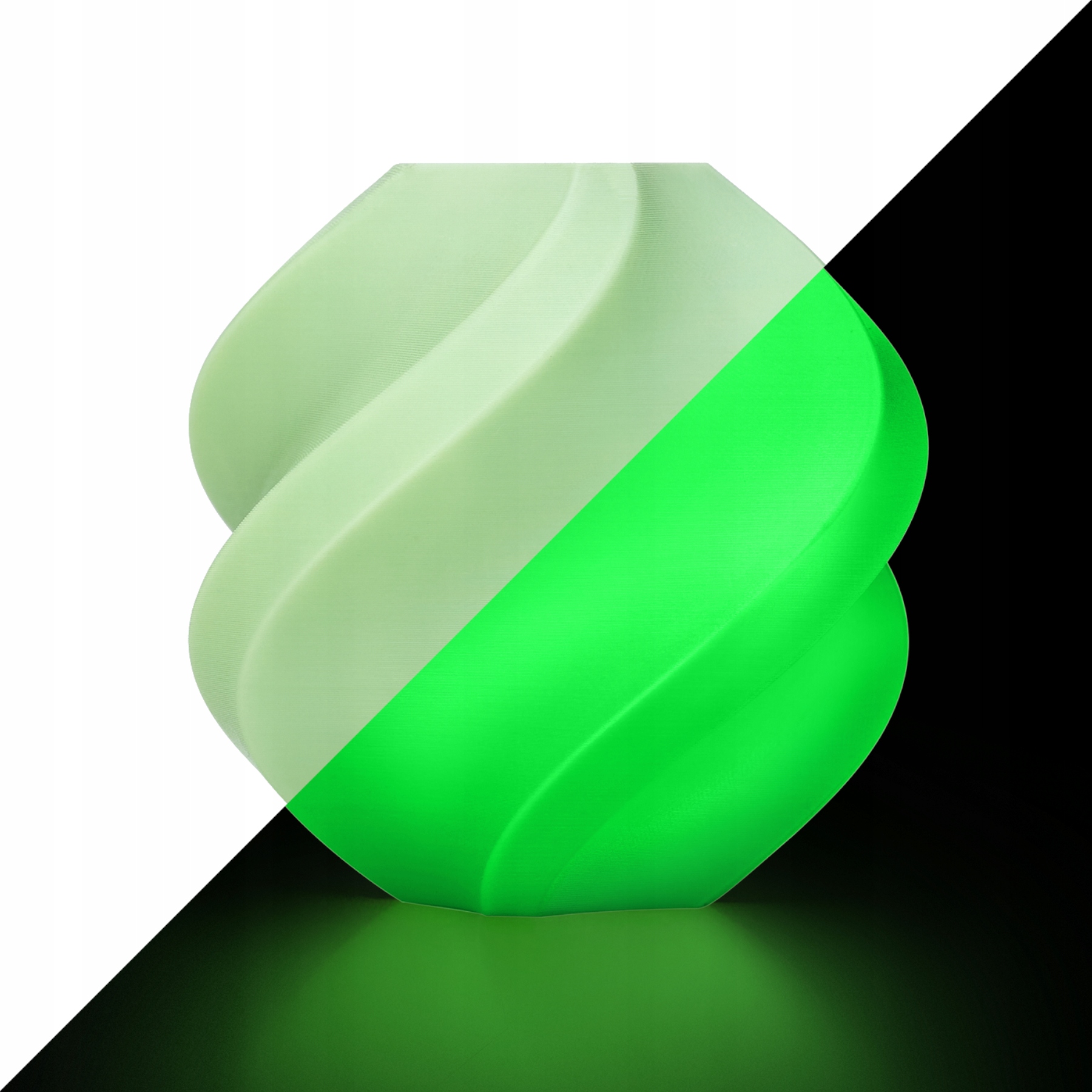 Filament Bambu Lab PLA Zielony Świecący w ciemności (GREEN GLOW)