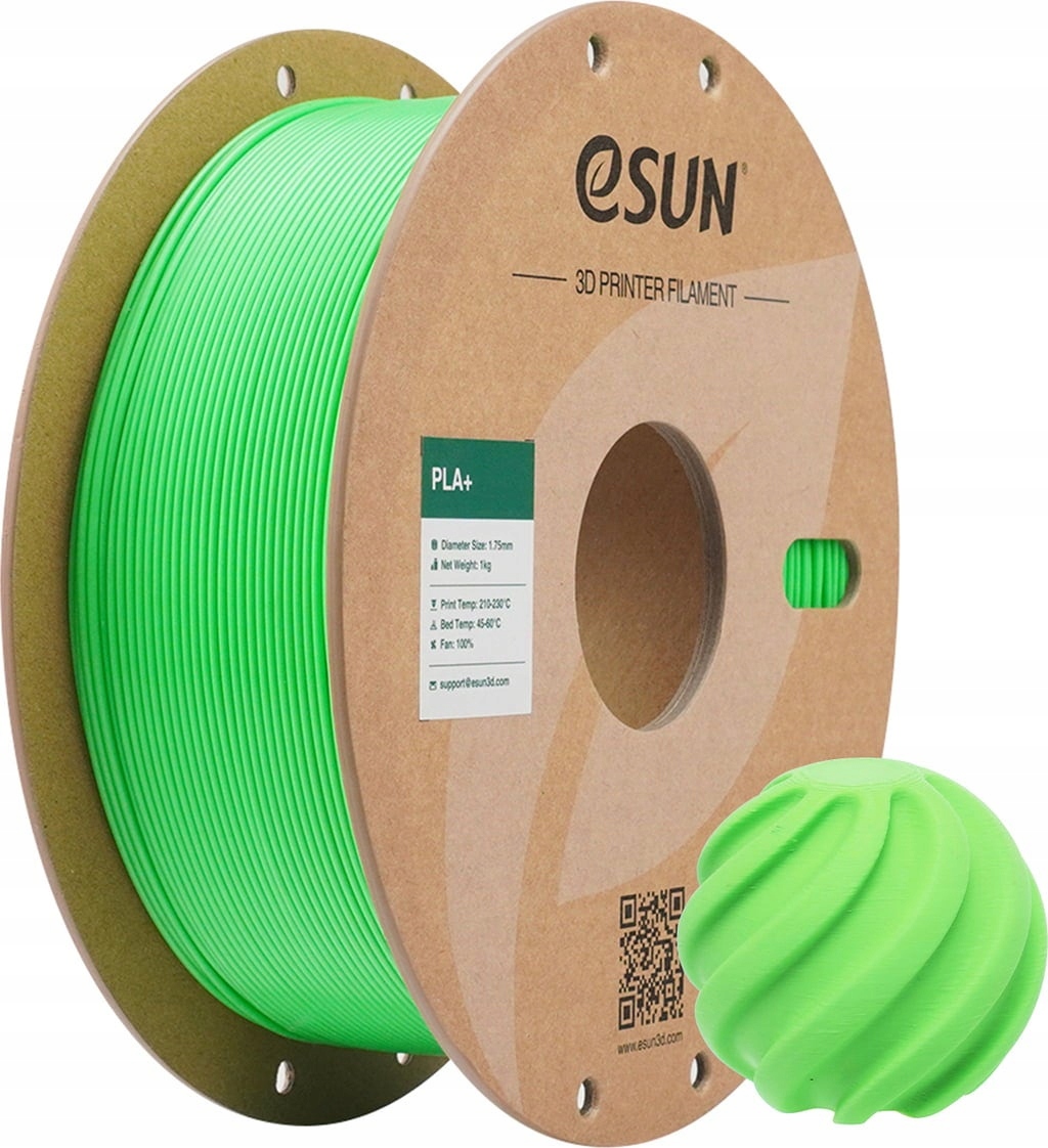 Filament eSUN PLA Plus High-Speed Szary Brokatowy/Mieniący (GRAY GLITTER)