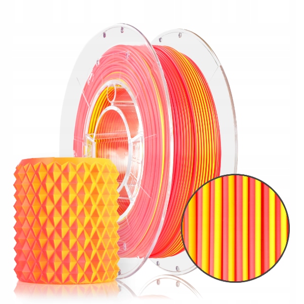 Filament ROSA 3D PLA  Tęczowy (RAINBOW)