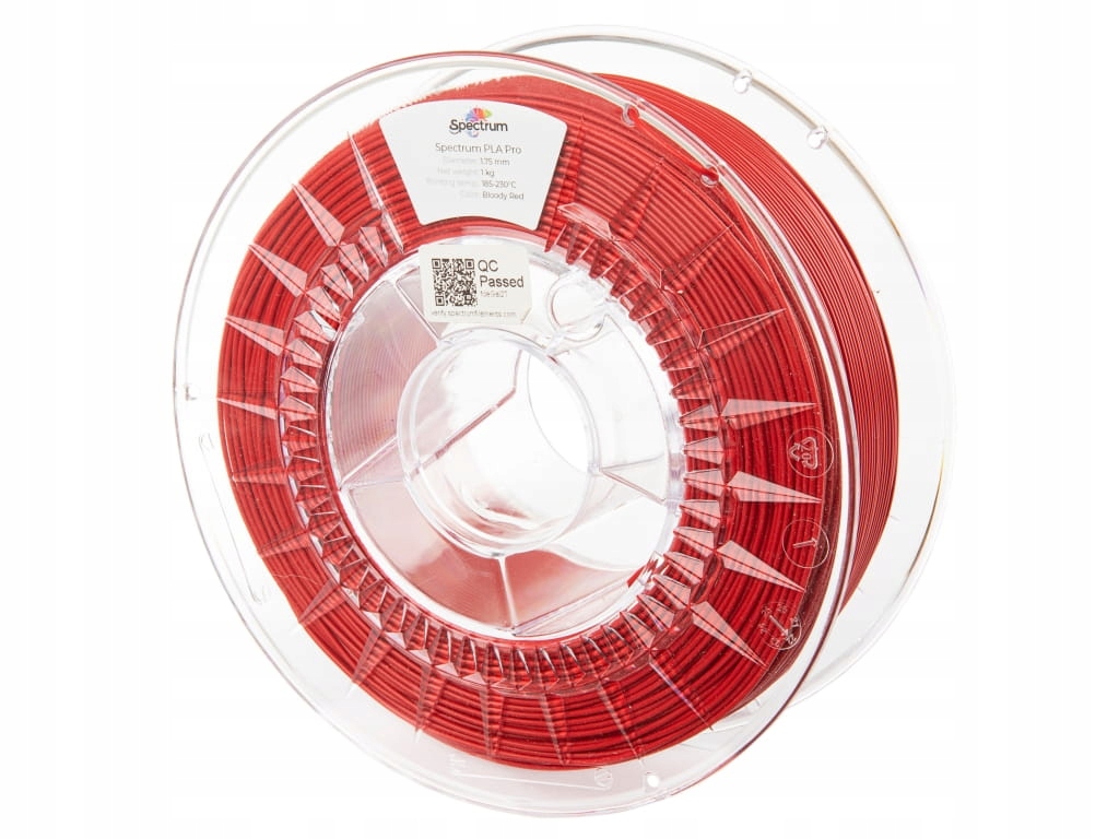 Filament null PLA Czerwony (RED)