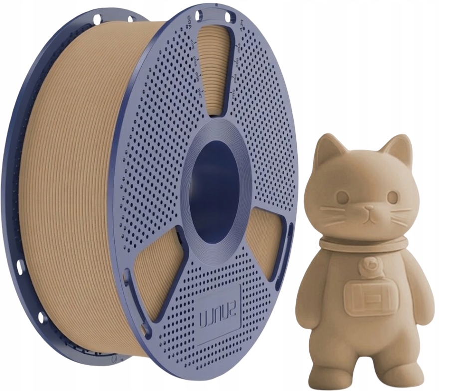 Filament SUNLU PLA Brązowy Matowy (BROWN MATTE)