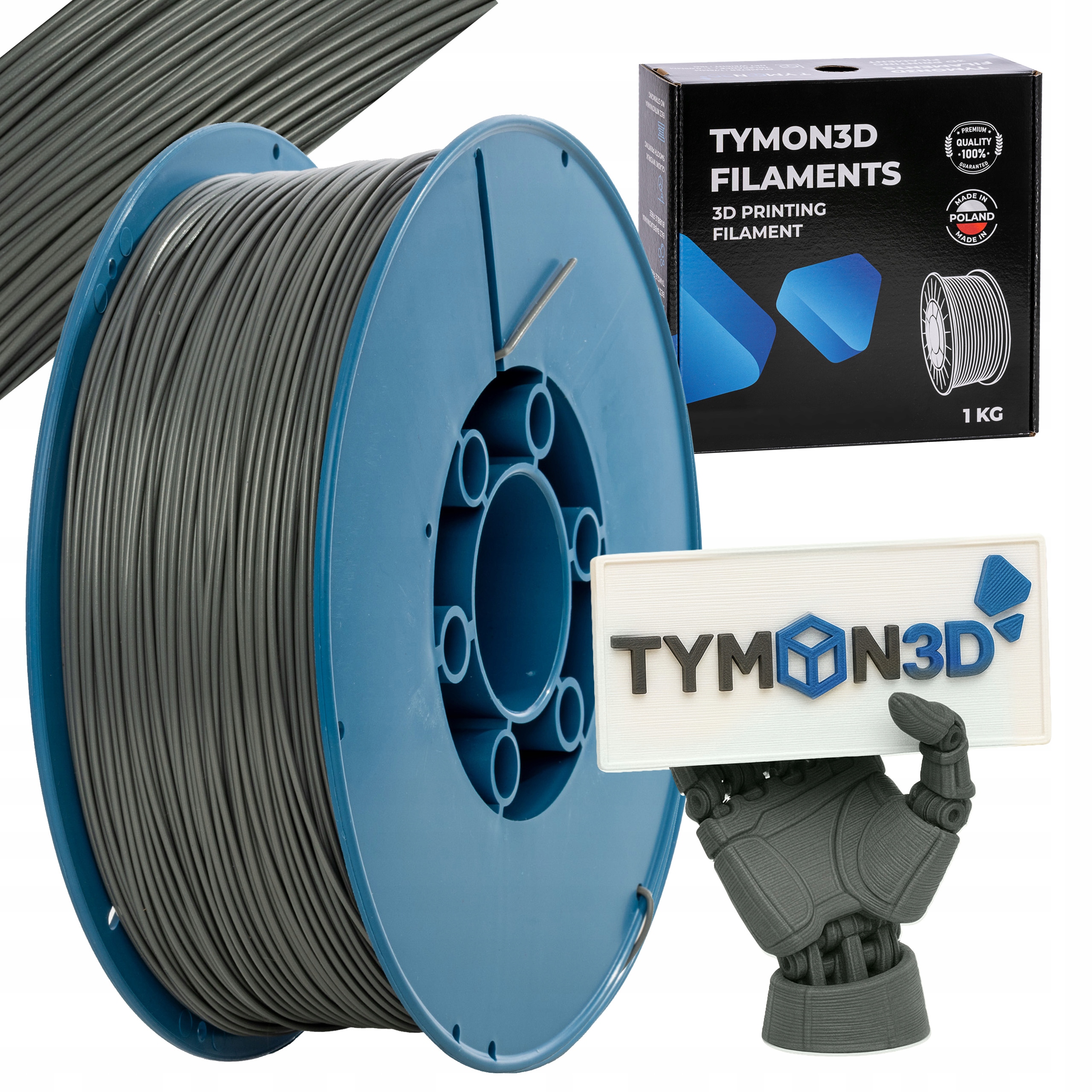Filament Tymon3d PETG Szary (GRAY)