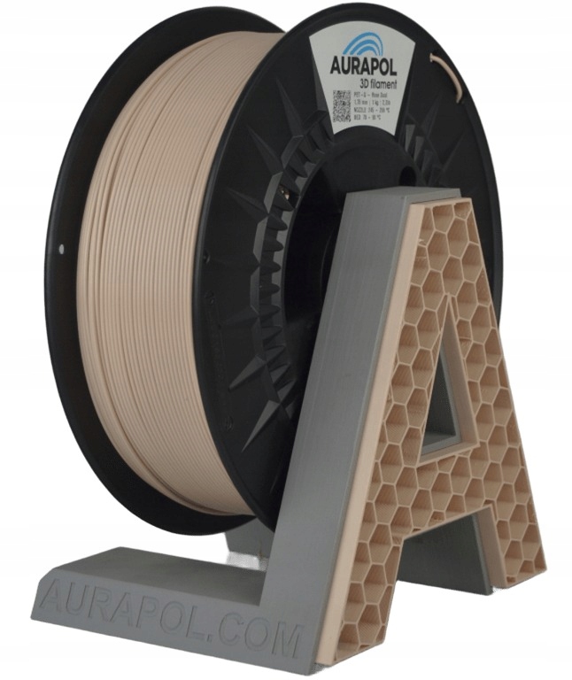 Filament Aurapol PETG Brązowy (BROWN)