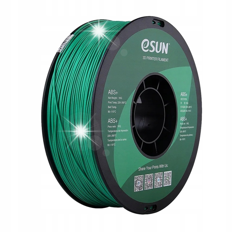 Filament eSUN ABS Plus Zielony (GREEN)