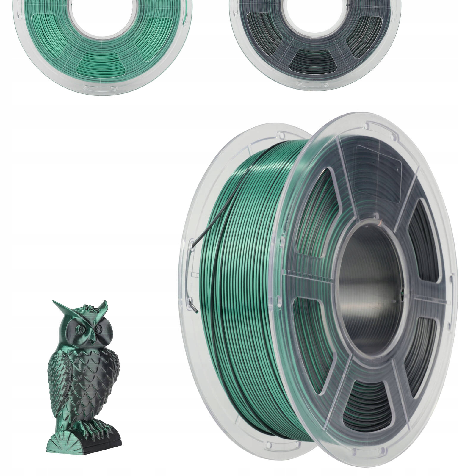 Filament SUNLU PLA Plus  Dwukolorowy Jedwabny (DUAL SILK)