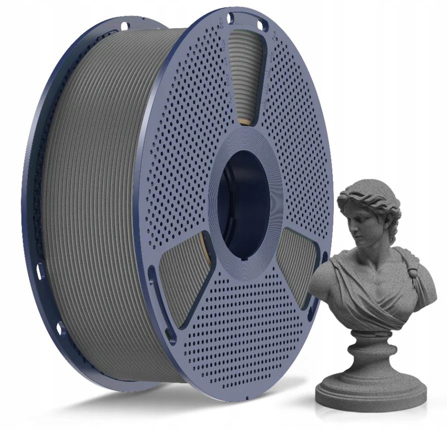 Filament SUNLU PLA Szary Teksturowany (GRAY TEXTURED)