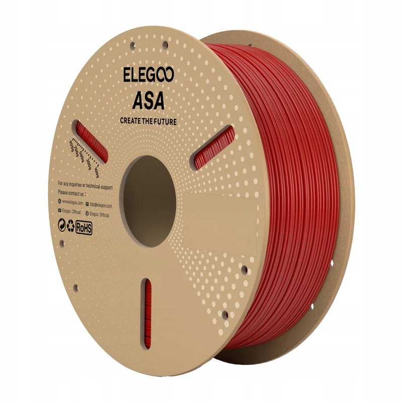 Filament Elegoo ASA Czerwony (RED)