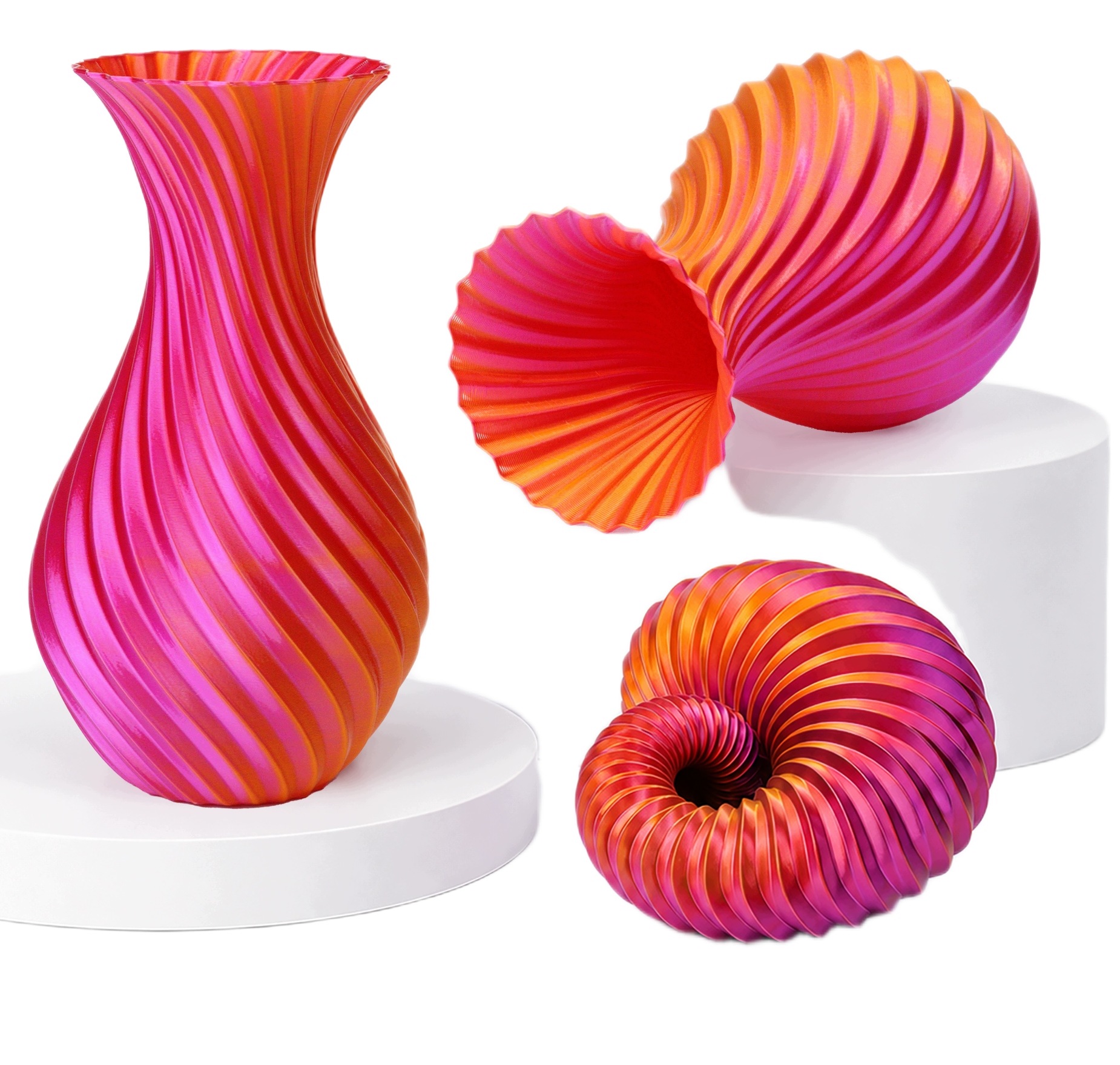 Filament null PLA Plus  Tęczowy Jedwabny (RAINBOW SILK)