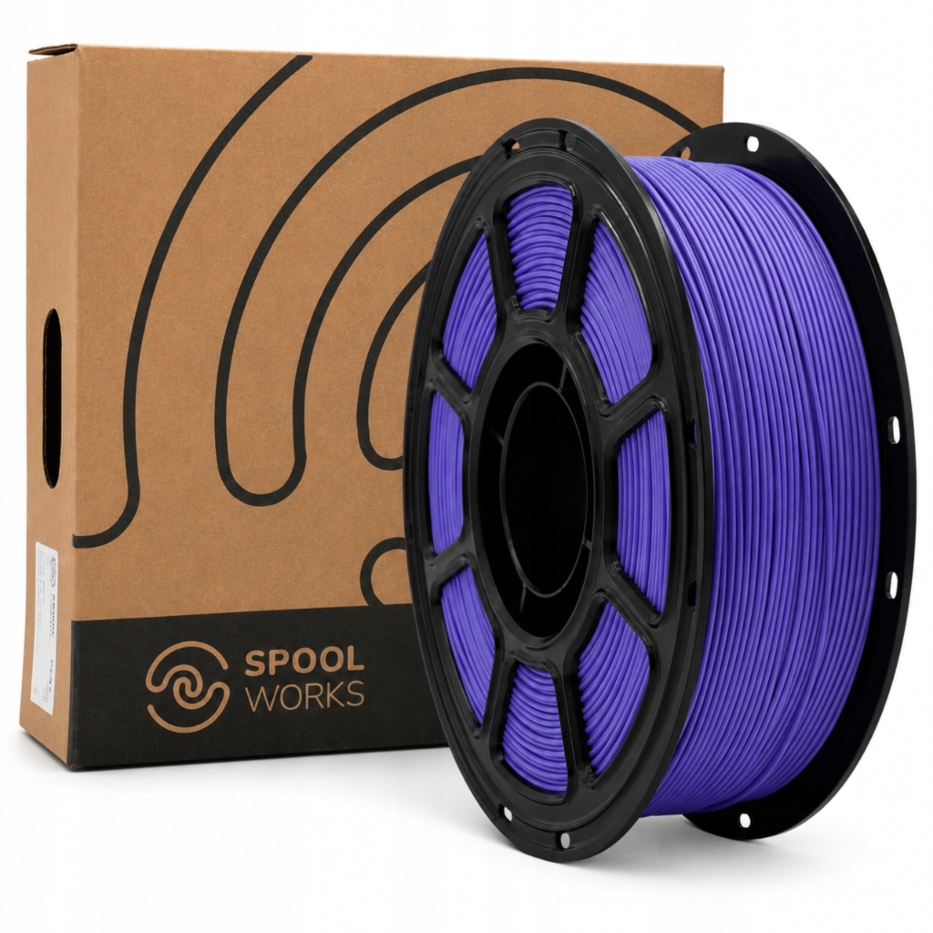 Filament SpoolWorks PLA-LW Plus Fioletowy Matowy (PURPLE MATTE)
