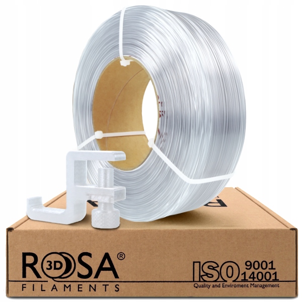 Filament ROSA 3D PET Naturalny Przezroczysty (NATURAL TRANSPARENT)