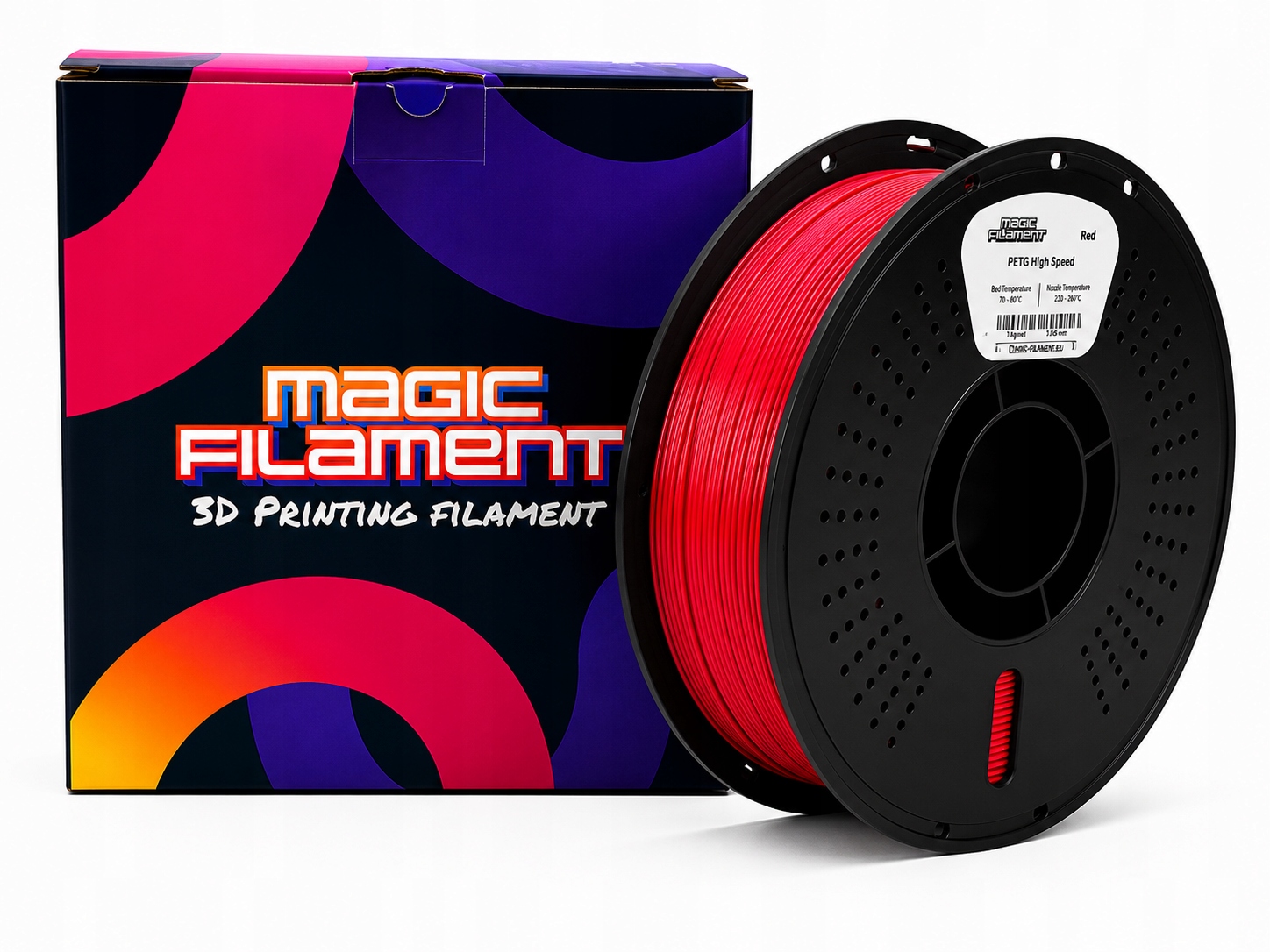 Filament Magic Filament PETG High-Speed Czerwony (RED)
