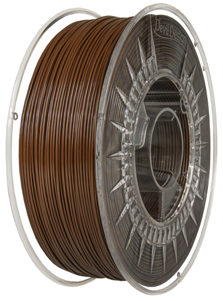 Filament DEVIL DESIGN PETG Brązowy Przezroczysty (BROWN TRANSPARENT)