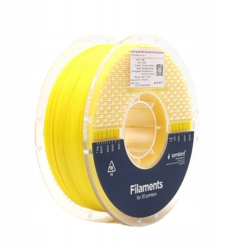 Filament Gembird ABS High-Speed Żółty (YELLOW)