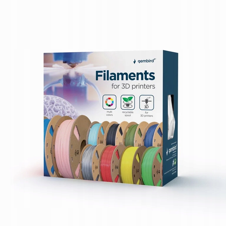 Filament Gembird ABS Zielony (GREEN)