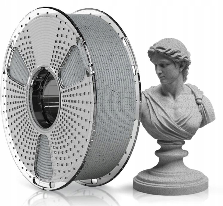 Filament SUNLU PLA Szary Teksturowany (GRAY TEXTURED)