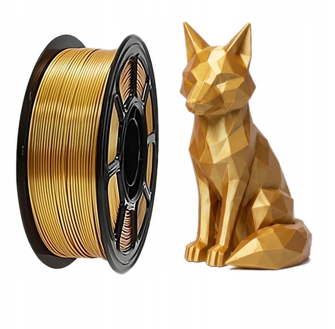 Filament KBR Games PLA Plus Złoty Jedwabny (GOLD SILK)
