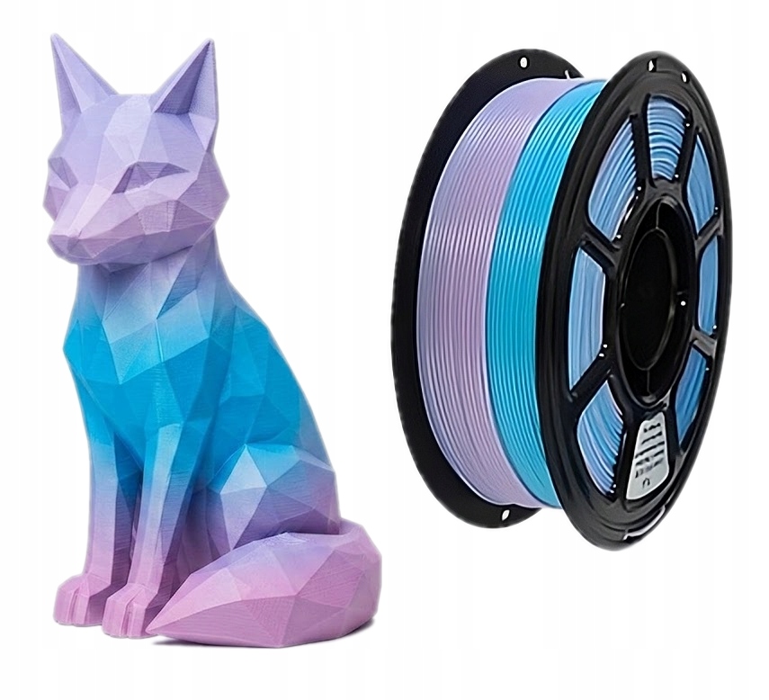 Filament KBR Games PLA  Tęczowy (RAINBOW)