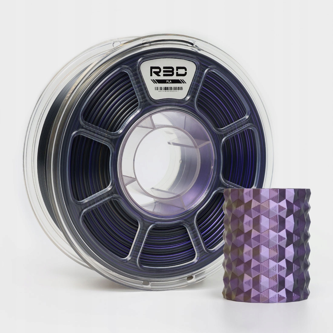Filament null PLA  Trójkolorowy Jedwabny (TRIPLE SILK)