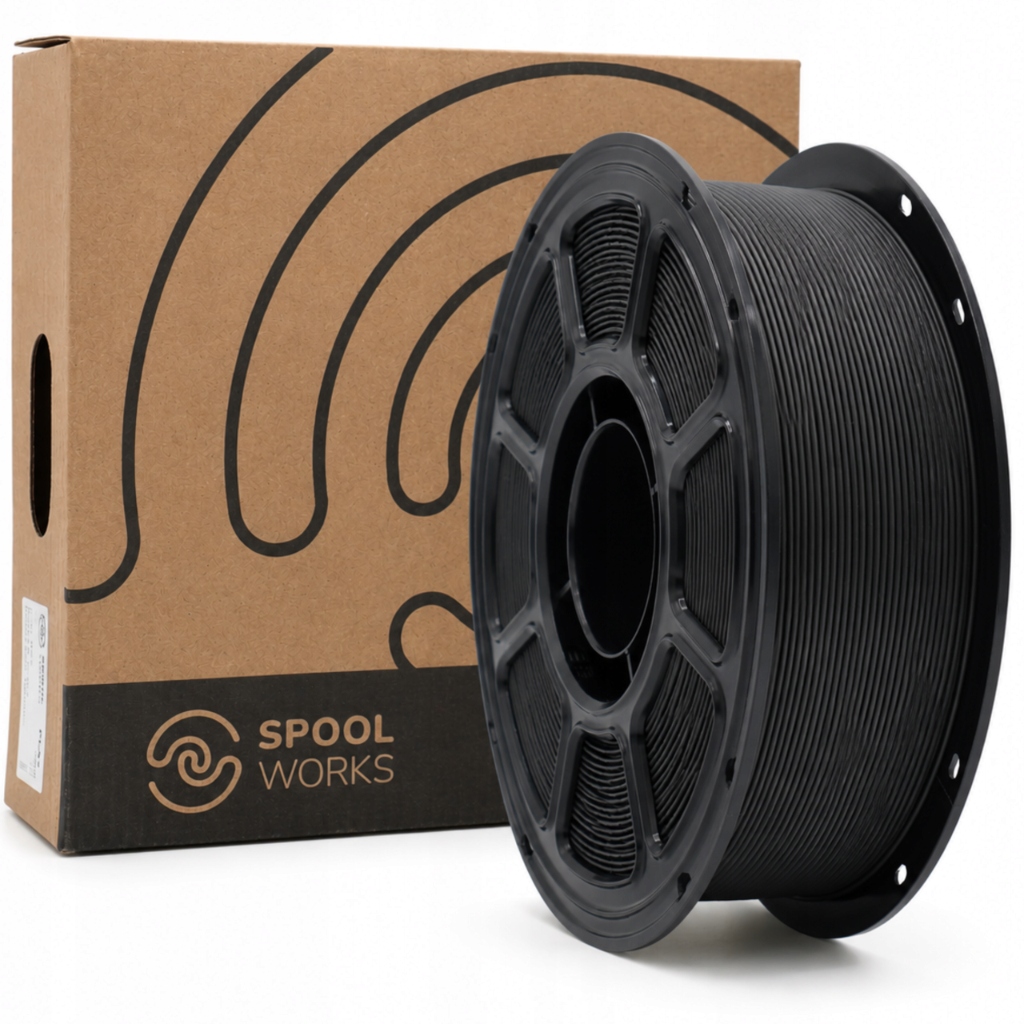 Filament null PLA-LW Plus Czarny Matowy (BLACK MATTE)