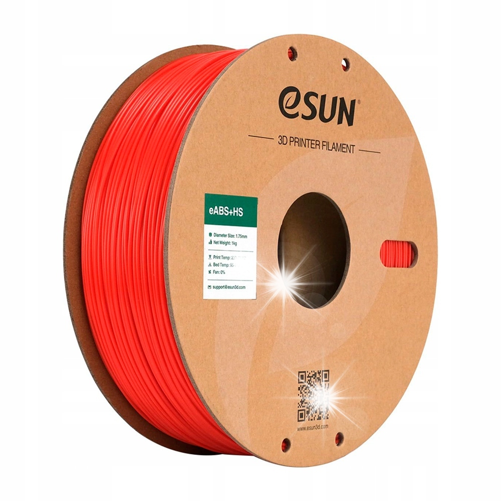 Filament eSUN ABS Plus High-Speed Czerwony (RED)