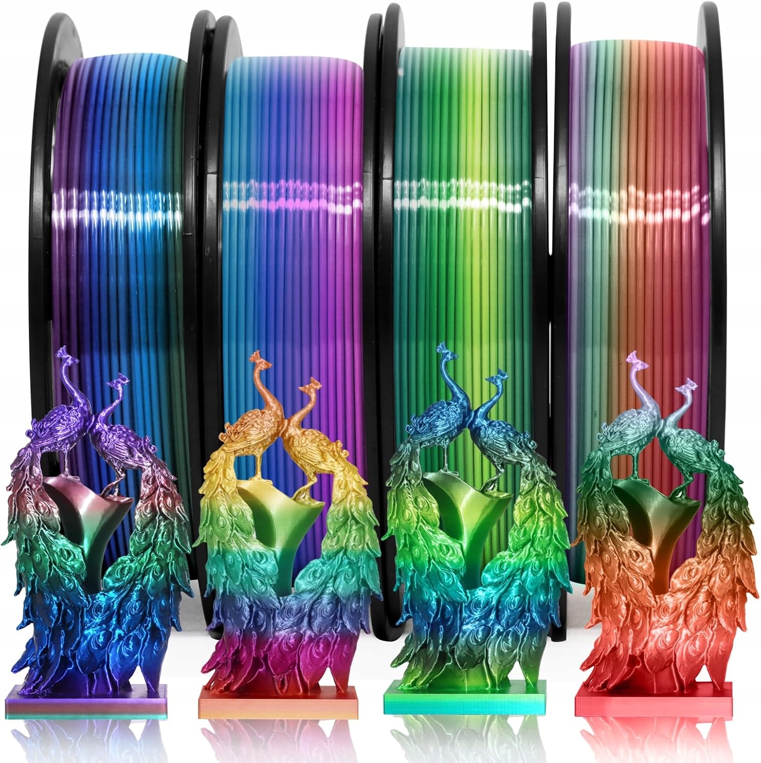 Filament null PLA  Tęczowy (RAINBOW)
