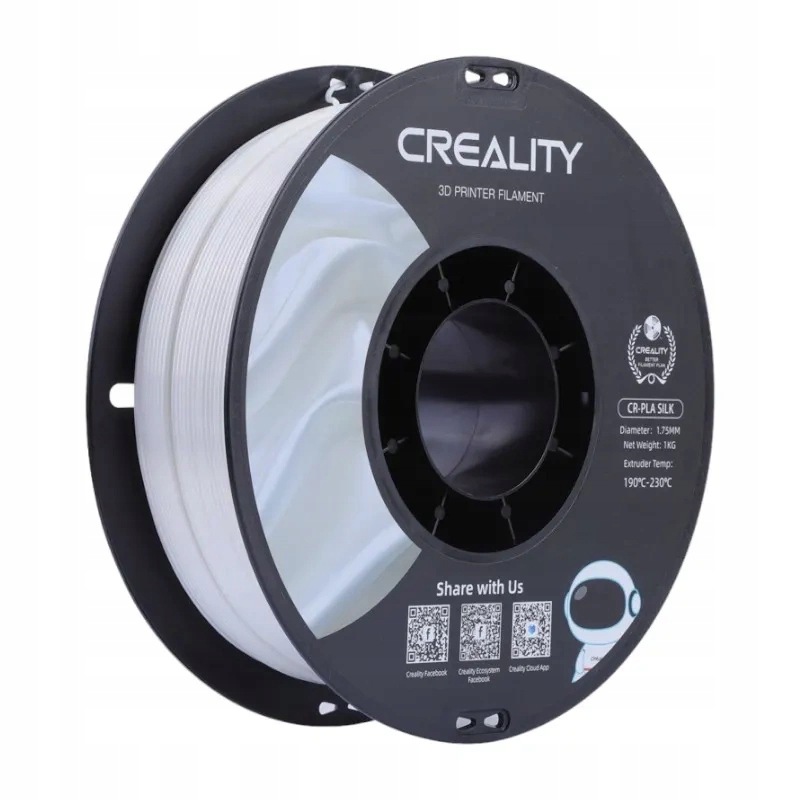 Filament Creality PLA Biały Jedwabny (WHITE SILK)