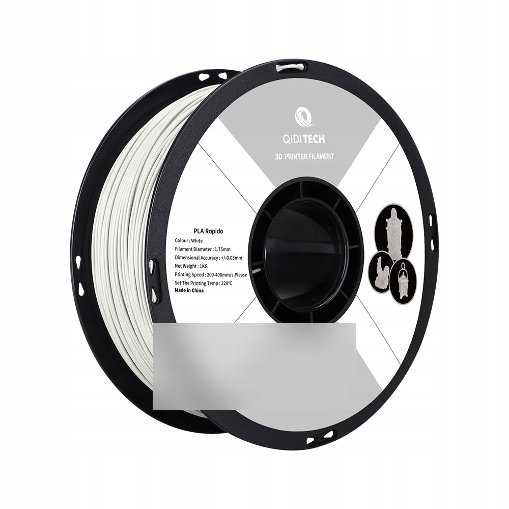 Filament Qidi PLA Biały (WHITE)