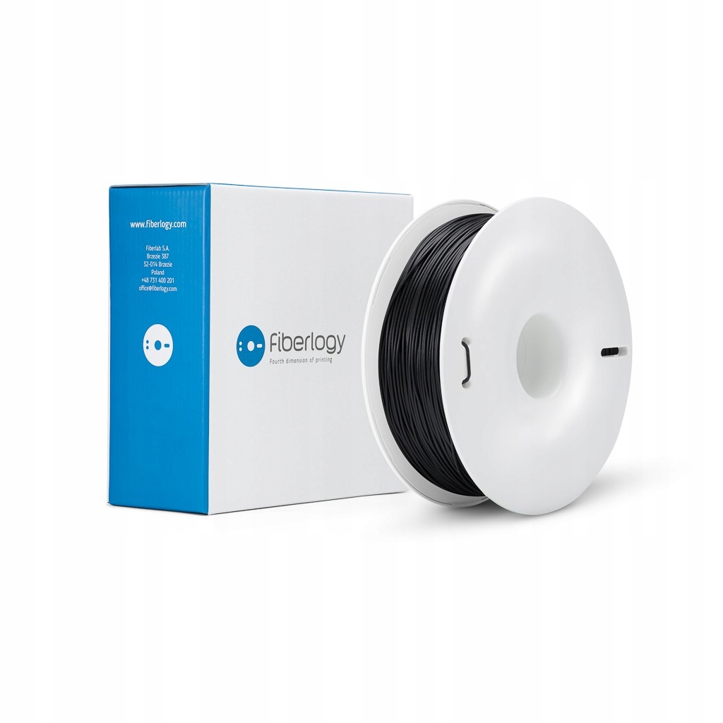 Filament Fiberlogy TPU Czarny (BLACK)