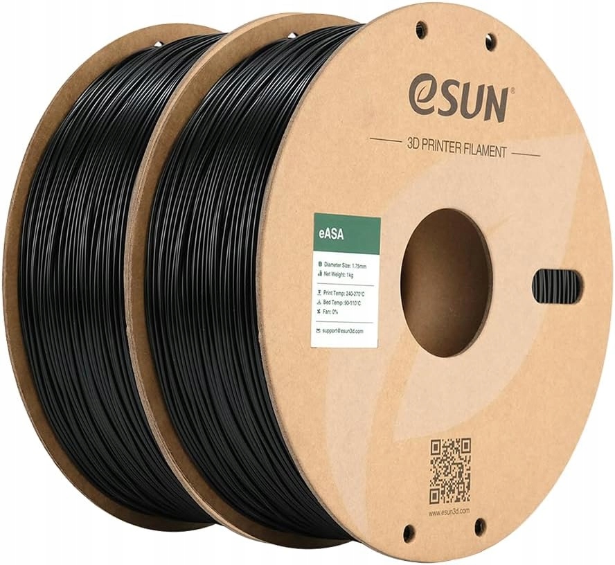 Filament eSUN ASA Czarny (BLACK)