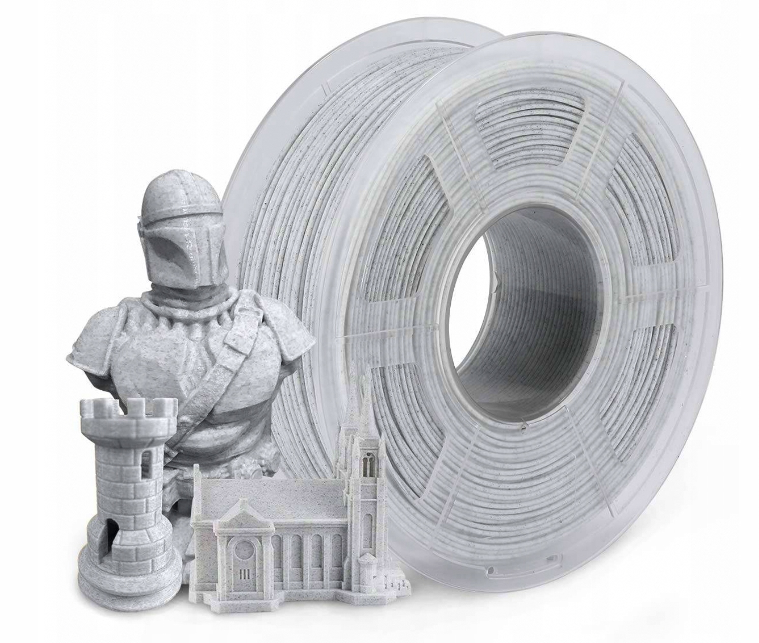 Filament SUNLU PLA Szary Teksturowany (GRAY TEXTURED)