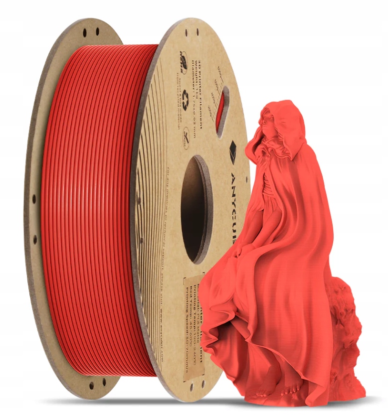 Filament ANYCUBIC PLA Czerwony Matowy (RED MATTE)