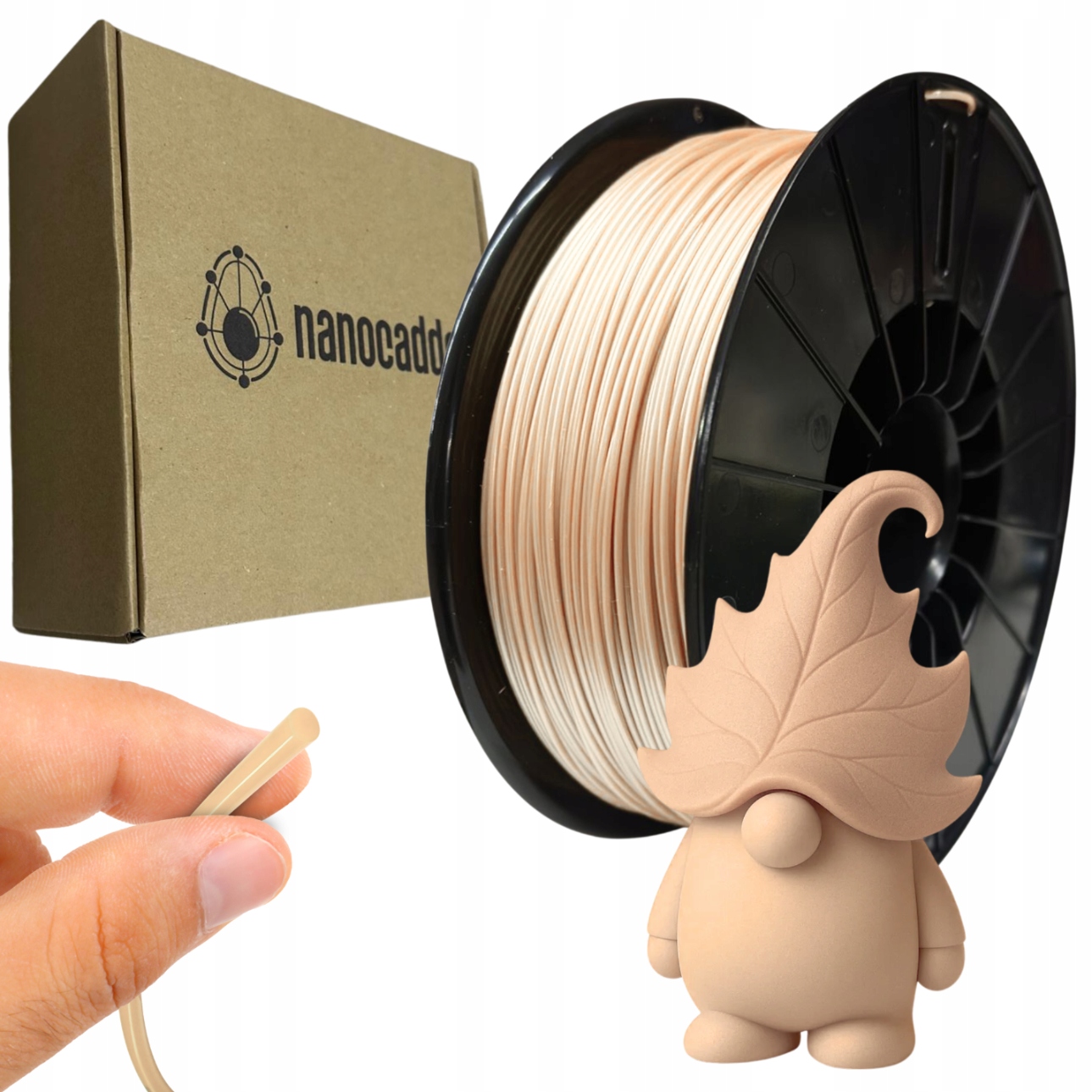 Filament null PLA Brązowy (BROWN)