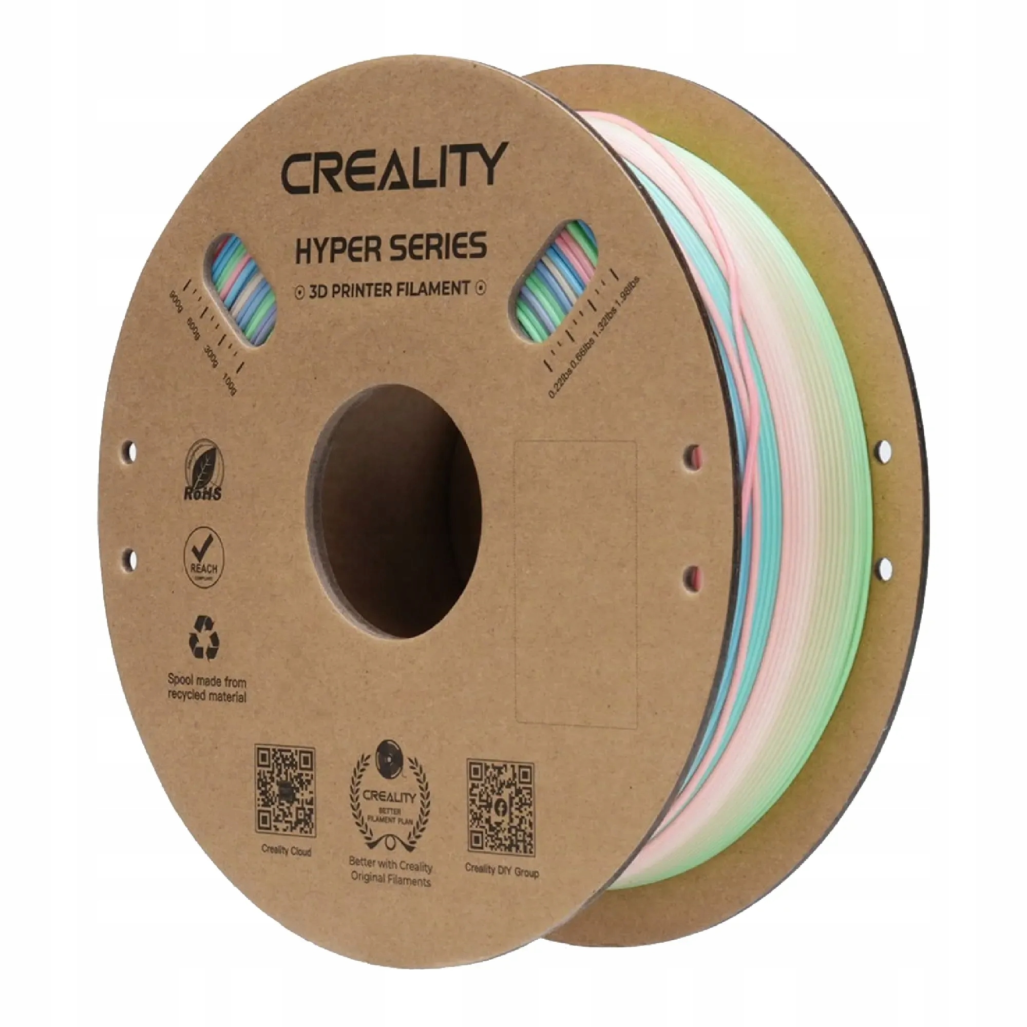 Filament Creality PLA  Tęczowy (RAINBOW)