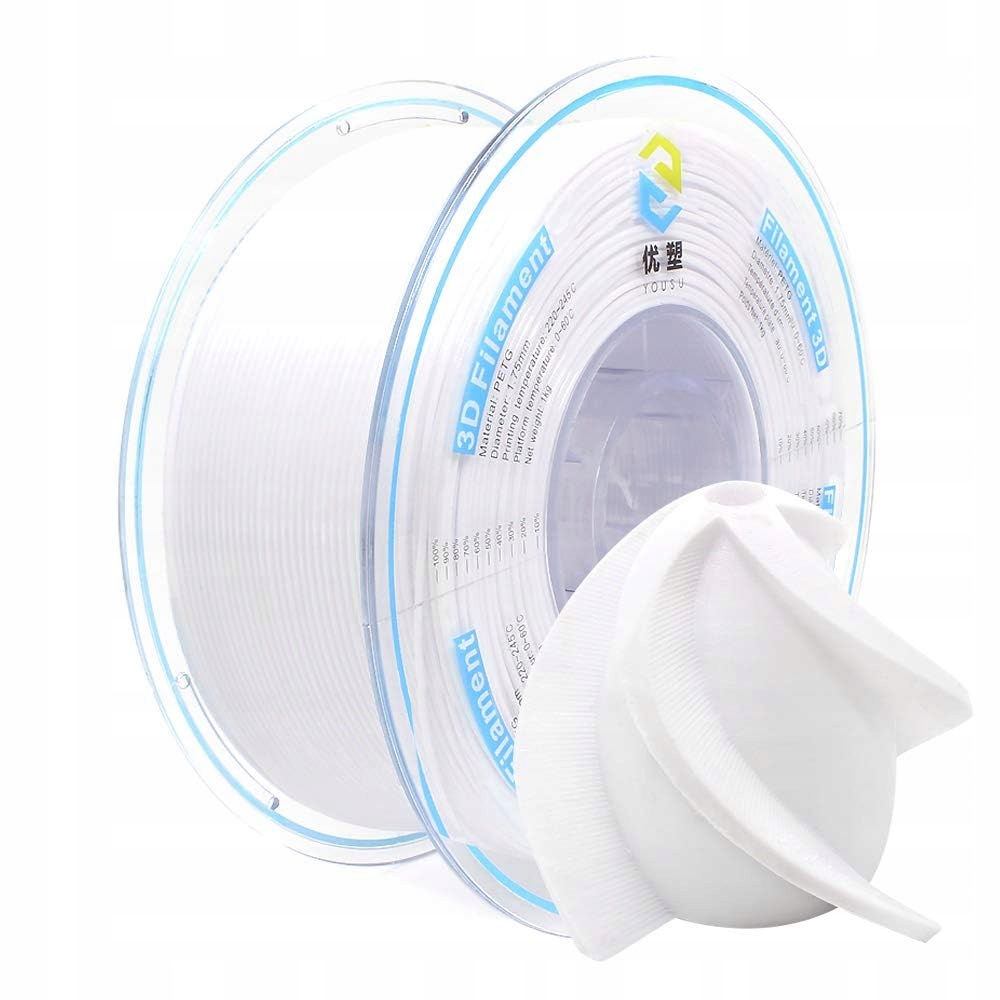Filament FDM PETG Biały (WHITE)