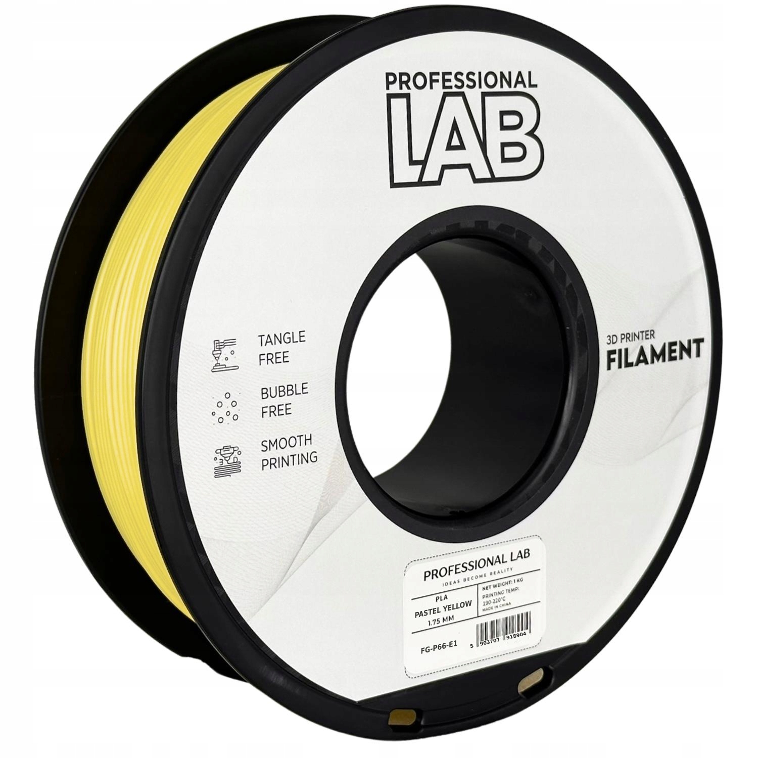 Filament null PLA Żółty (YELLOW)