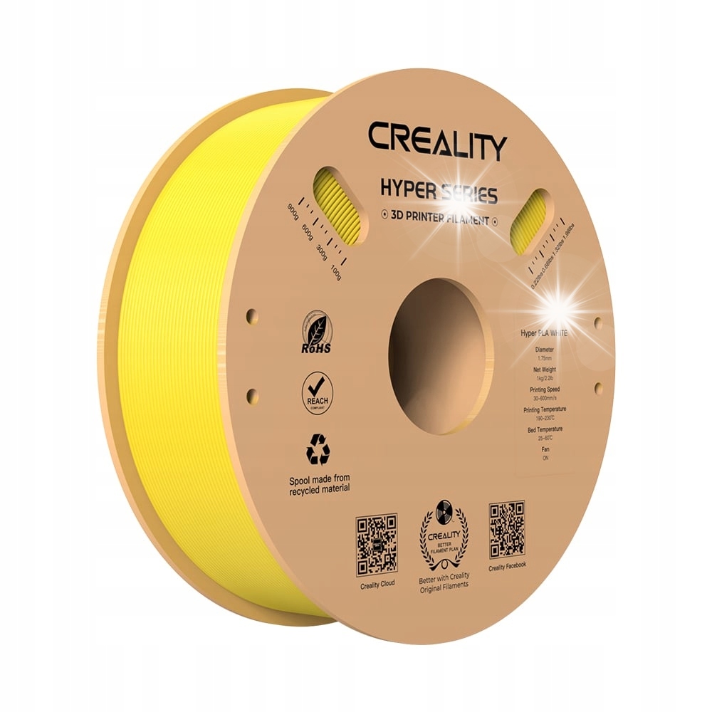 Filament Creality PLA Żółty (YELLOW)