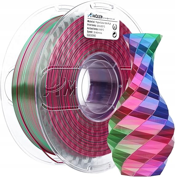Filament Amolen PLA  Tęczowy (RAINBOW)