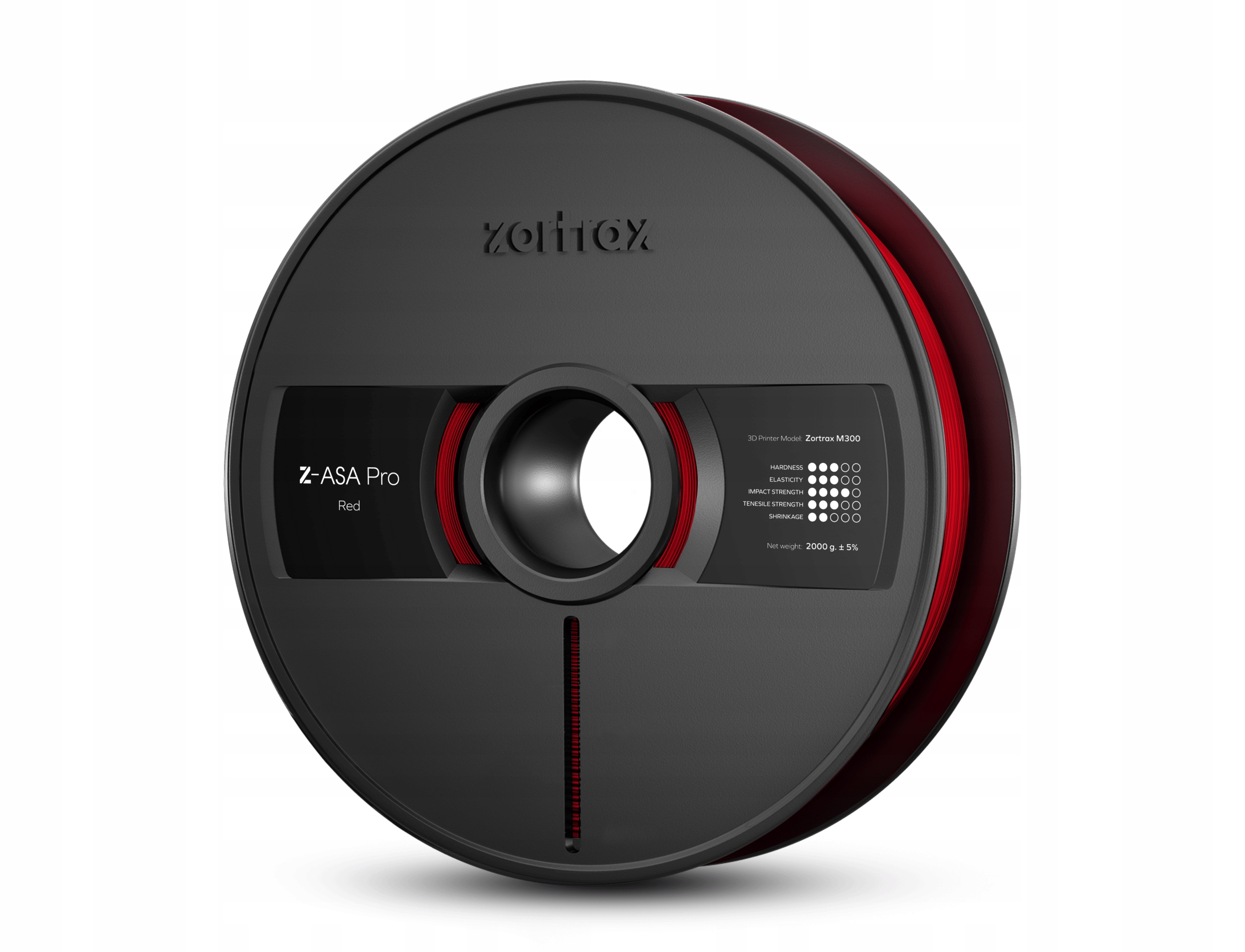 Filament Zortrax ASA Czerwony (RED)