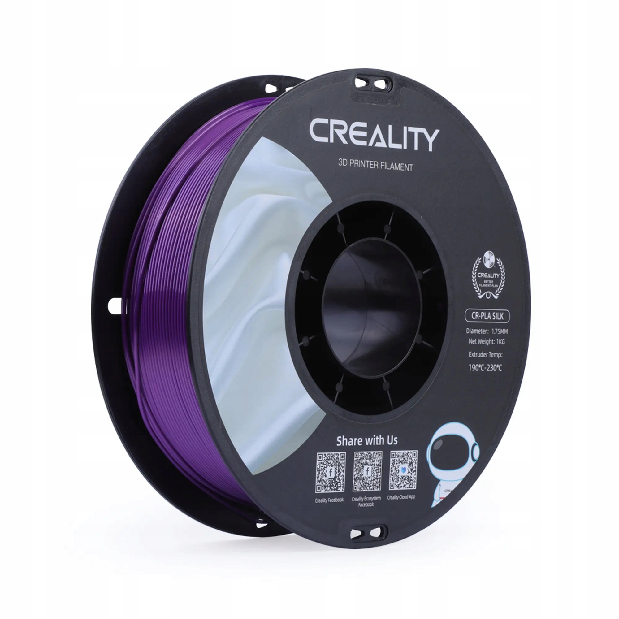 Filament Creality PLA Fioletowy Jedwabny (PURPLE SILK)