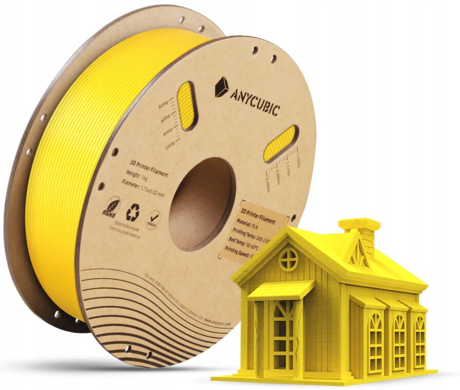Filament ANYCUBIC PLA High-Speed Żółty (YELLOW)