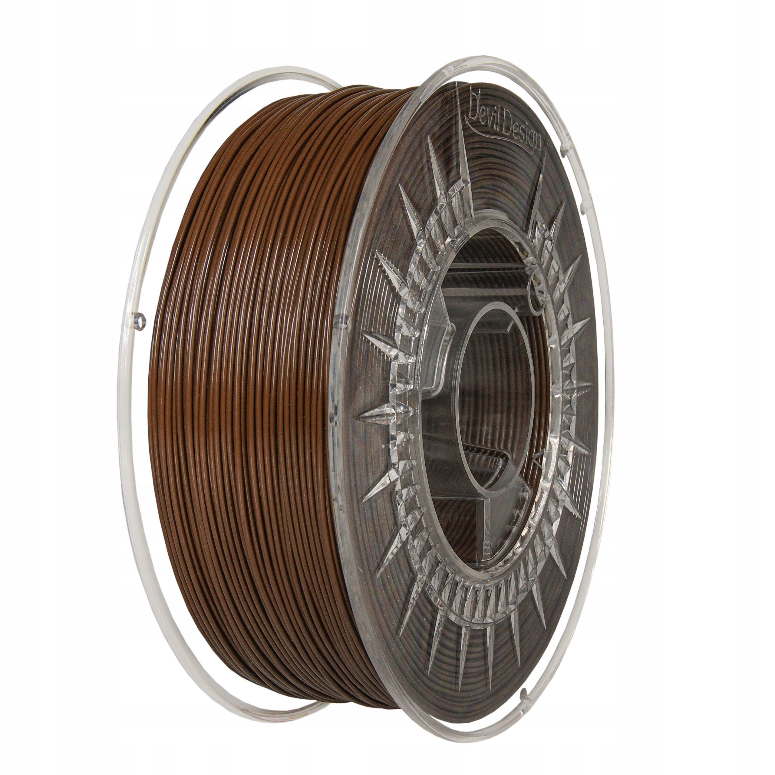 Filament DEVIL DESIGN PLA Brązowy Przezroczysty (BROWN TRANSPARENT)