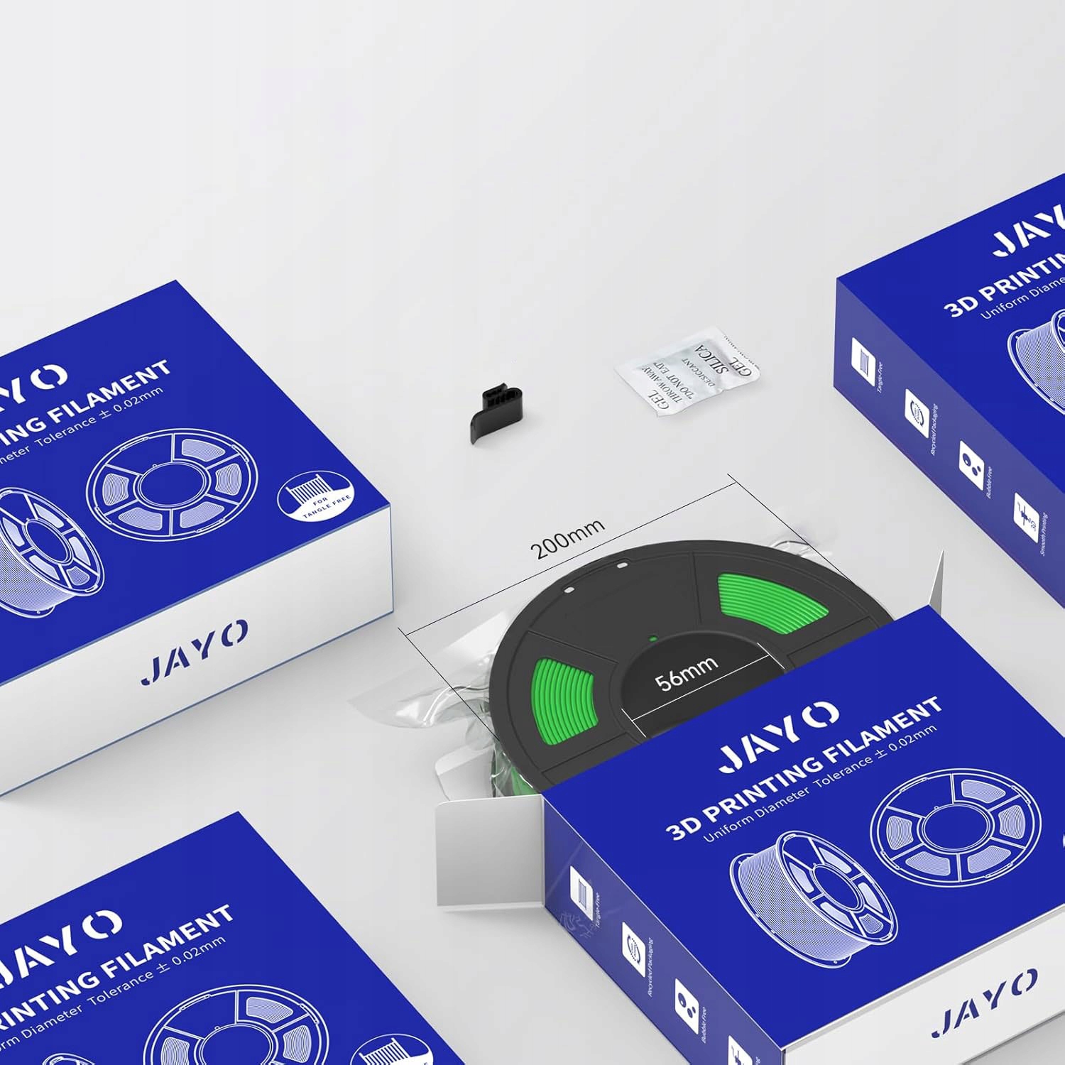 Filament JAYO PLA Plus Szary Jedwabny (GRAY SILK)