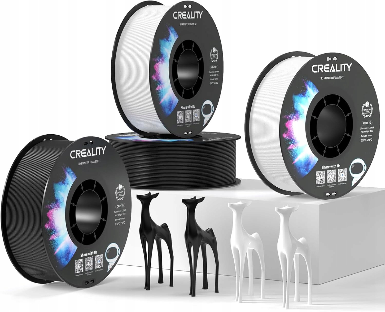 Filament 0887276220659 PETG Czarny (BLACK)