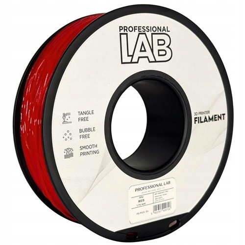 Filament Professional Lab TPU Czerwony (RED)