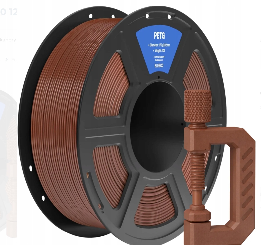 Filament Elegoo PETG Brązowy (BROWN)