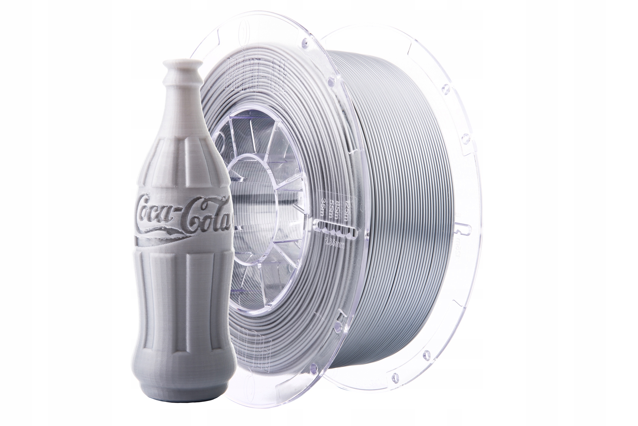 Filament Print me PETG Szary (GRAY)