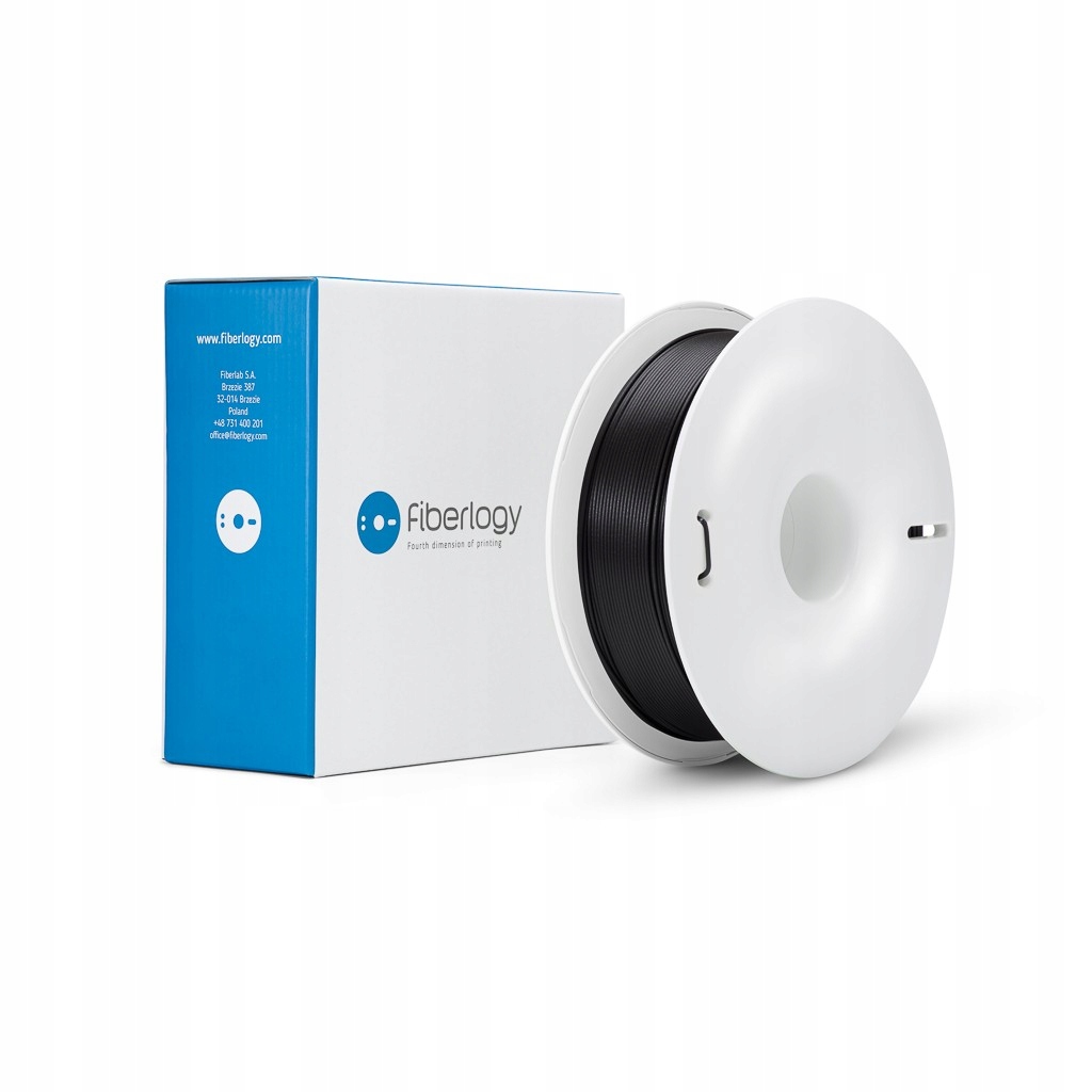 Filament Fiberlogy TPU Czarny (BLACK)