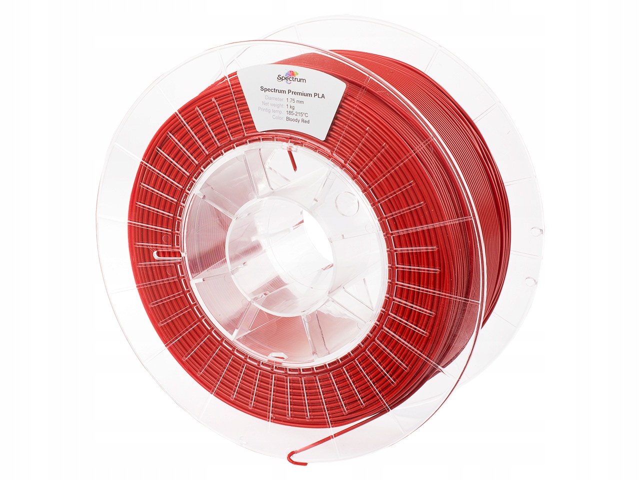 Filament Spectrum PLA Czerwony (RED)